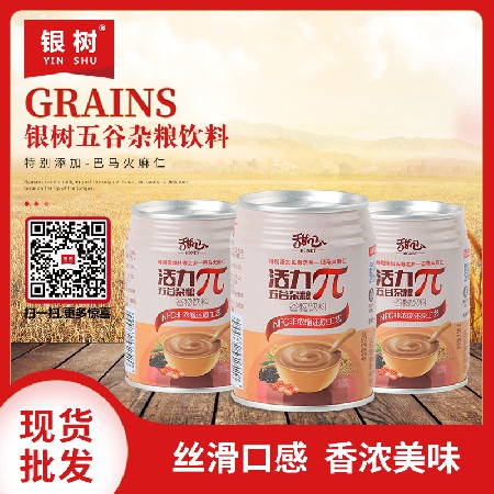 银树华体会体育-足球篮球直播平台
饮料可代理加盟五谷饮品早餐奶 香浓丝滑16罐礼盒装